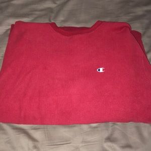 Vintage red champion crewneck